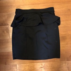 Peplum skirt